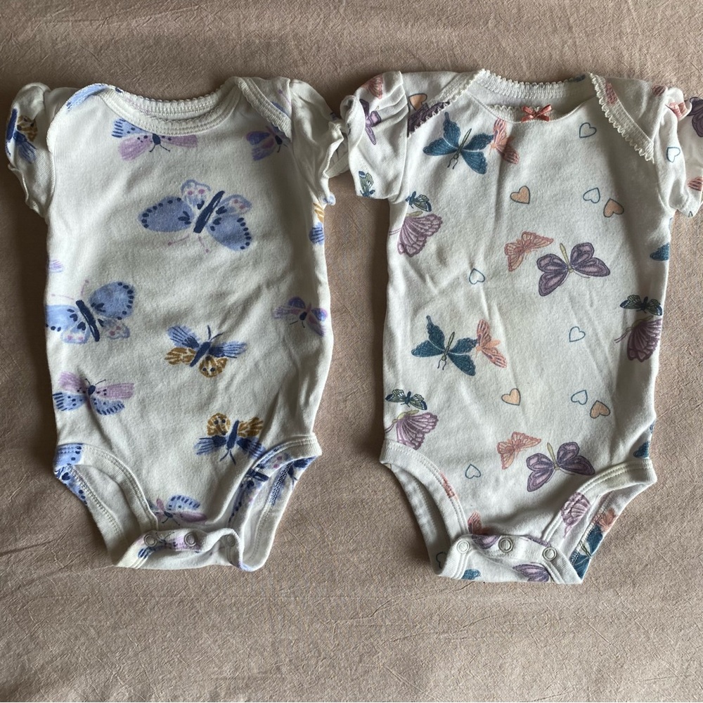 Carter’s Baby Girl Onsie Spring, Summer Bundle. Lot of 16 pieces! Size 3 month - Picture 6 of 11